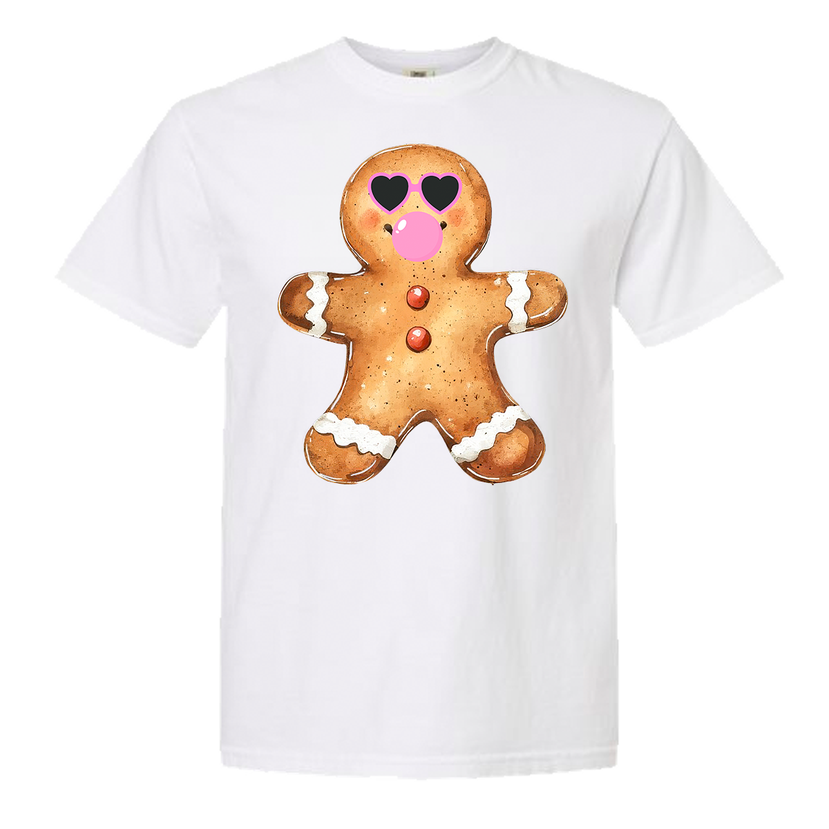 Gingerbread Bubble Comfort Color Tee