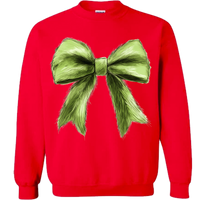 Green Christmas Bow Tee