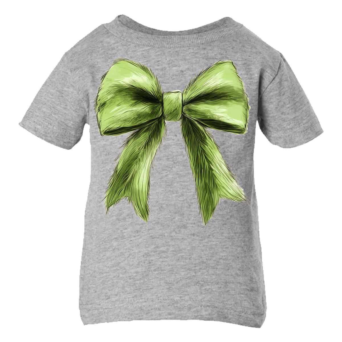 Green Christmas Bow Tee (INFANT/TODDLER/YOUTH)