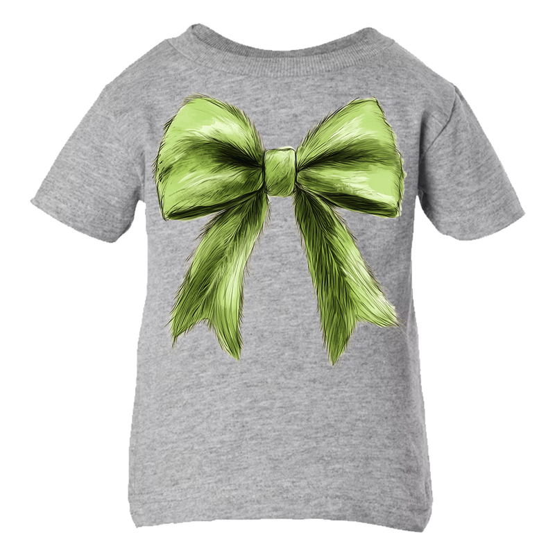 Green Christmas Bow Tee (INFANT/TODDLER/YOUTH)