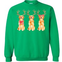 Golden Retriever Reindeer Tee