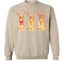 Golden Retriever Reindeer Tee