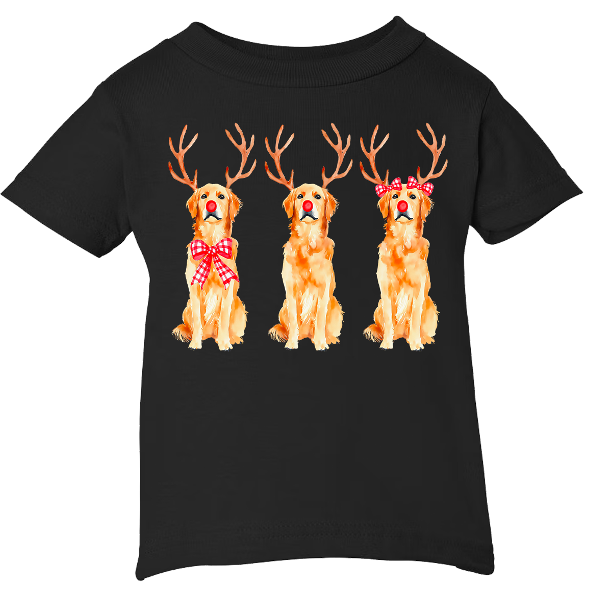 Golden Retriever Reindeer Tee (INFANT/TODDLER/YOUTH)