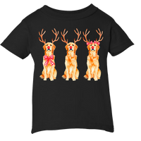 Golden Retriever Reindeer Tee (INFANT/TODDLER/YOUTH)