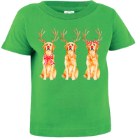 Golden Retriever Reindeer Tee (INFANT/TODDLER/YOUTH)