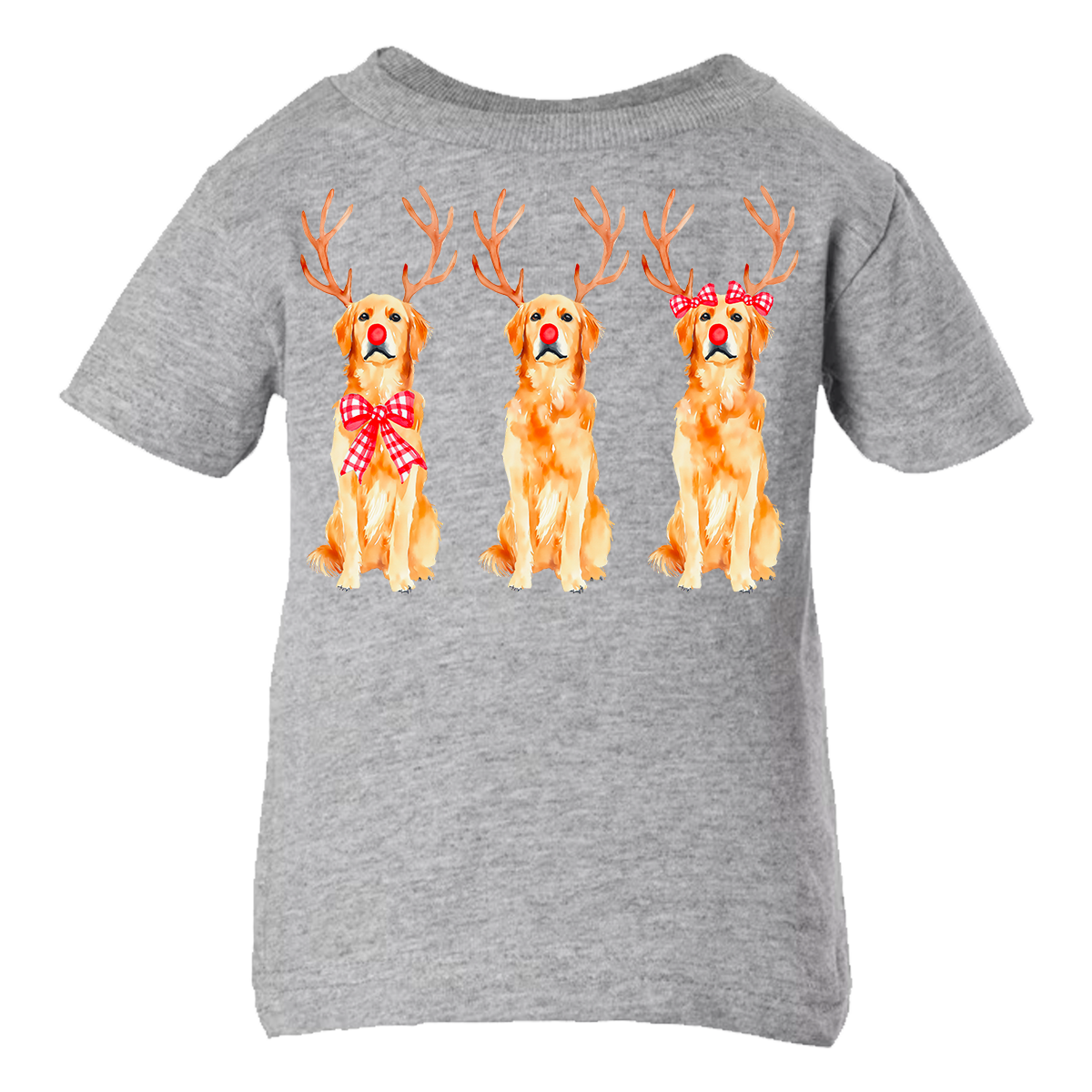 Golden Retriever Reindeer Tee (INFANT/TODDLER/YOUTH)