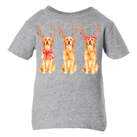 Golden Retriever Reindeer Tee (INFANT/TODDLER/YOUTH)