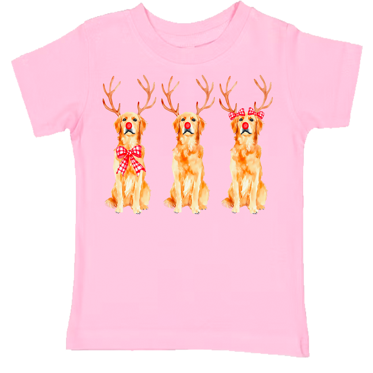 Golden Retriever Reindeer Tee (INFANT/TODDLER/YOUTH)