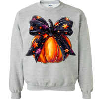 Halloween Pumpkin Bow Sweatshirt