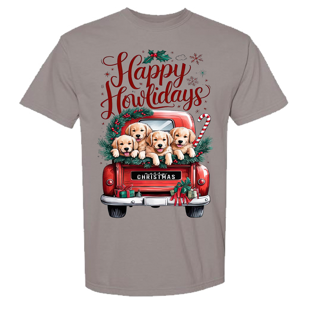 Happy Howlidays Comfort Color Tee