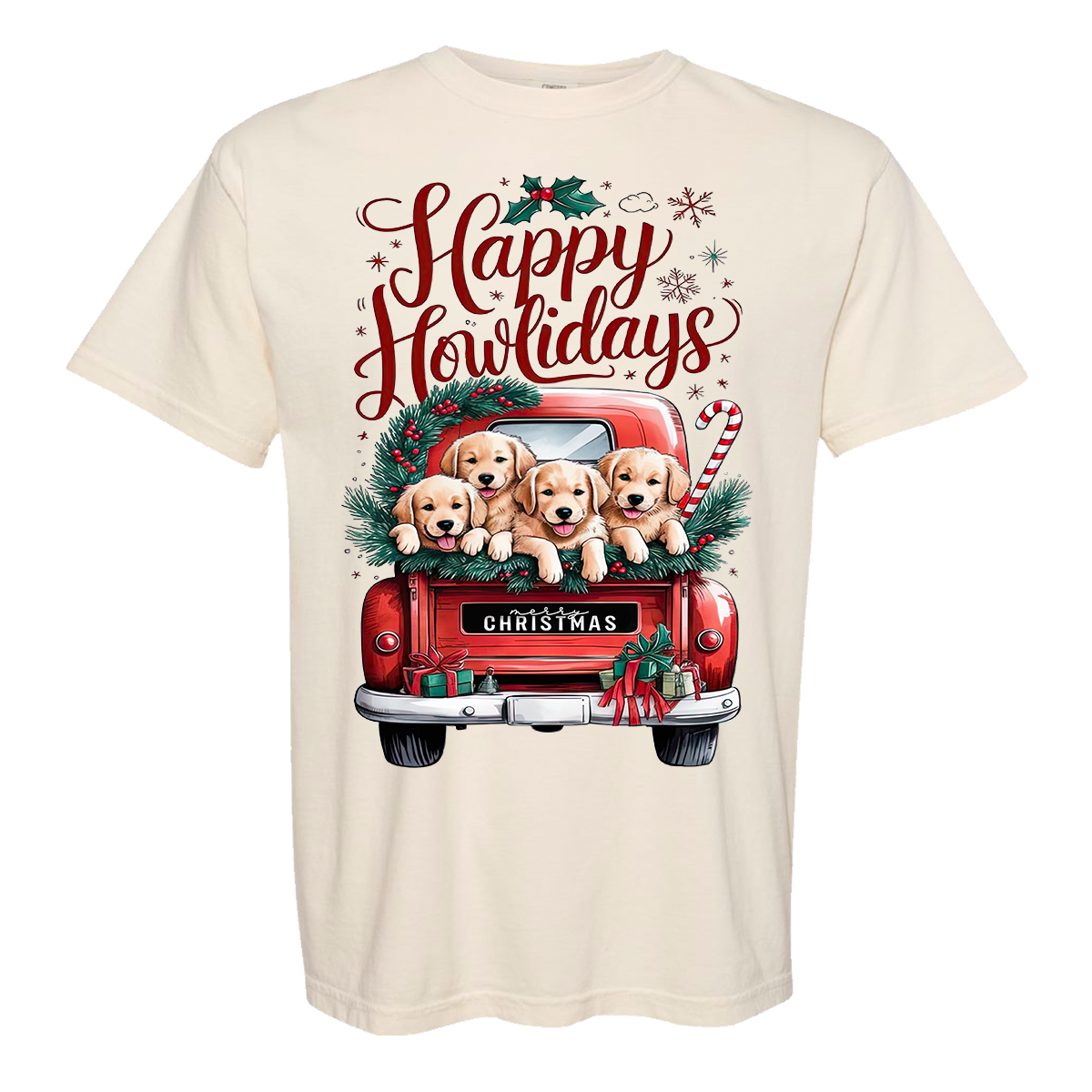 Happy Howlidays Comfort Color Tee