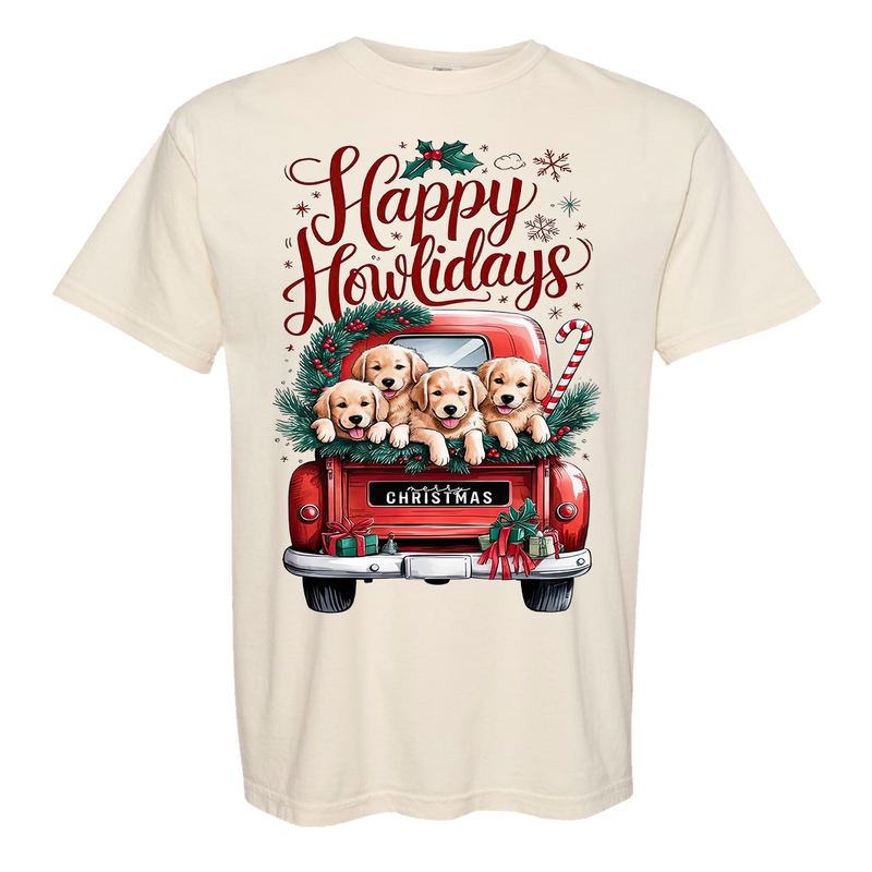 Happy Howlidays Comfort Color Tee