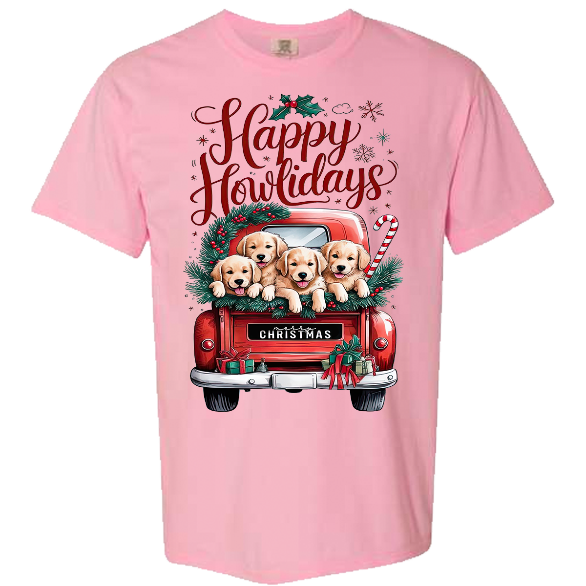 Happy Howlidays Comfort Color Tee