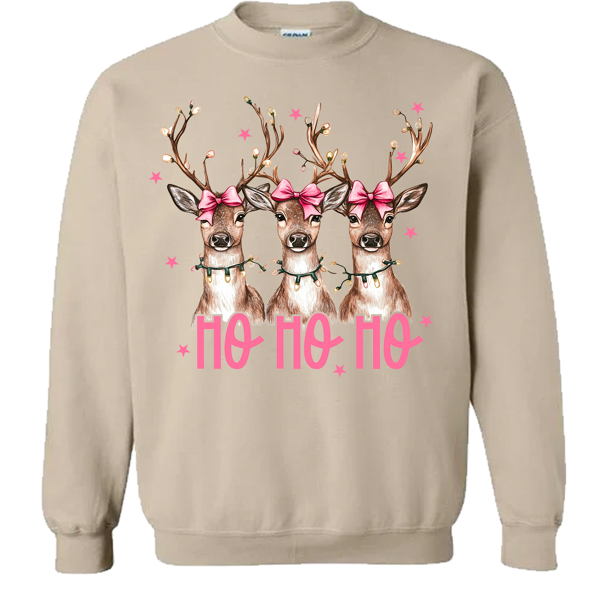 Reindeer Ho Ho Ho Tee