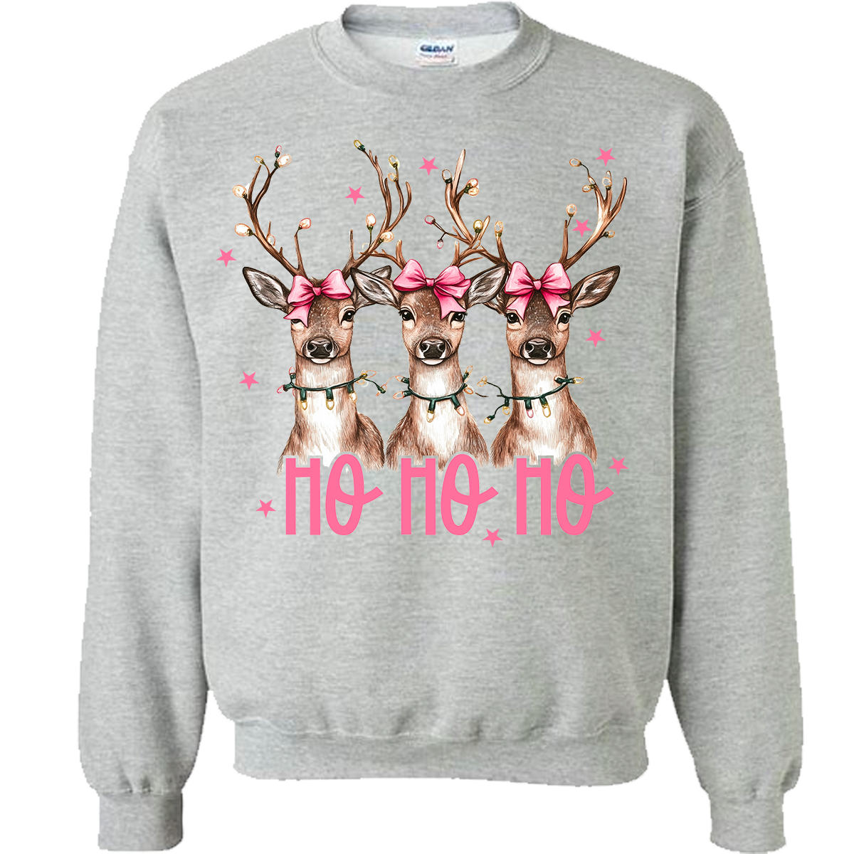 Reindeer Ho Ho Ho Tee