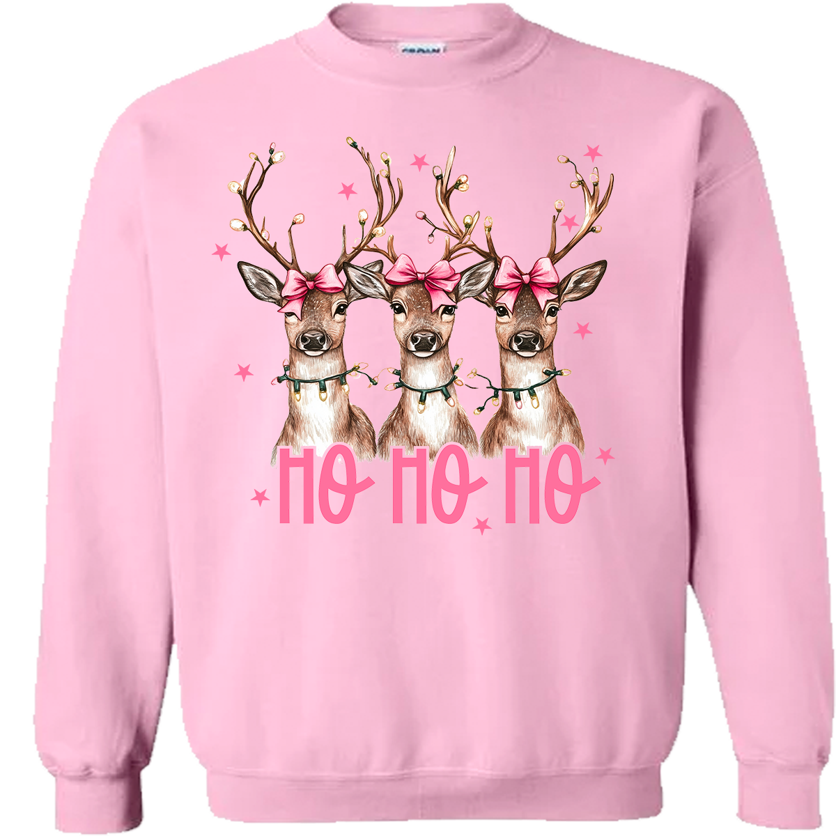 Reindeer Ho Ho Ho Tee