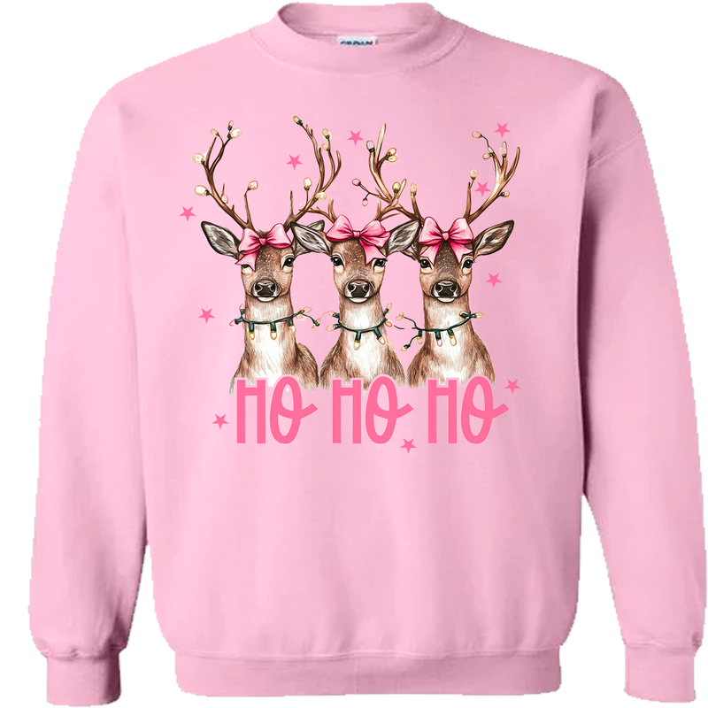 Reindeer Ho Ho Ho Tee