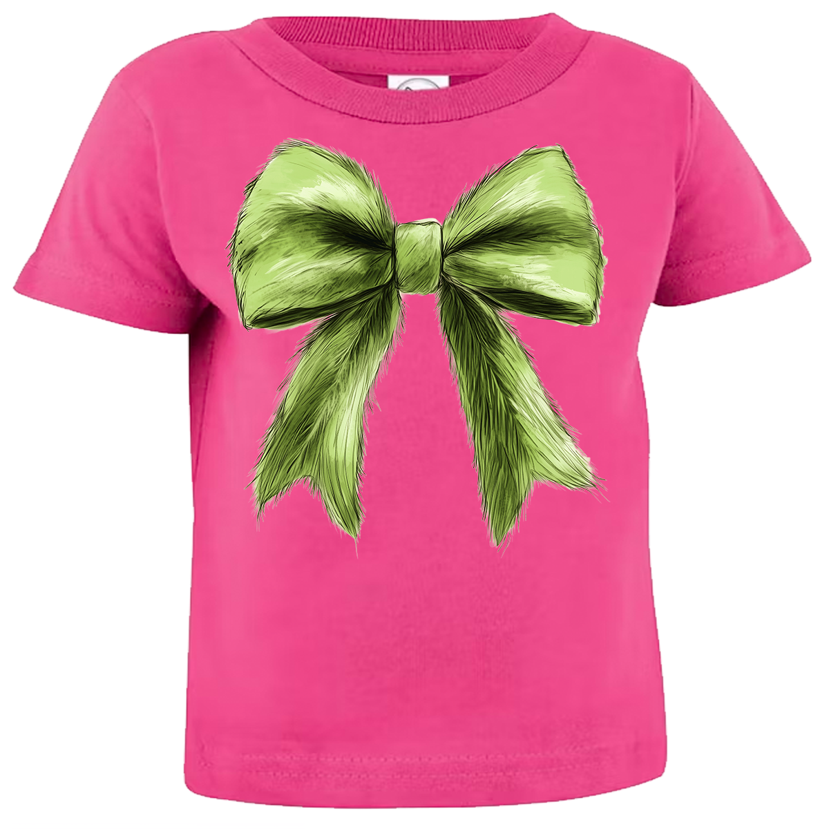 Green Christmas Bow Tee (INFANT/TODDLER/YOUTH)