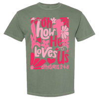 Oh How He Loves Us Comfort Color Tee