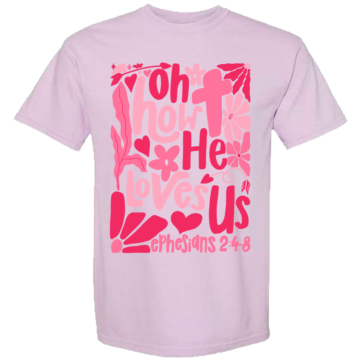 Oh How He Loves Us Comfort Color Tee
