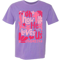 Oh How He Loves Us Comfort Color Tee