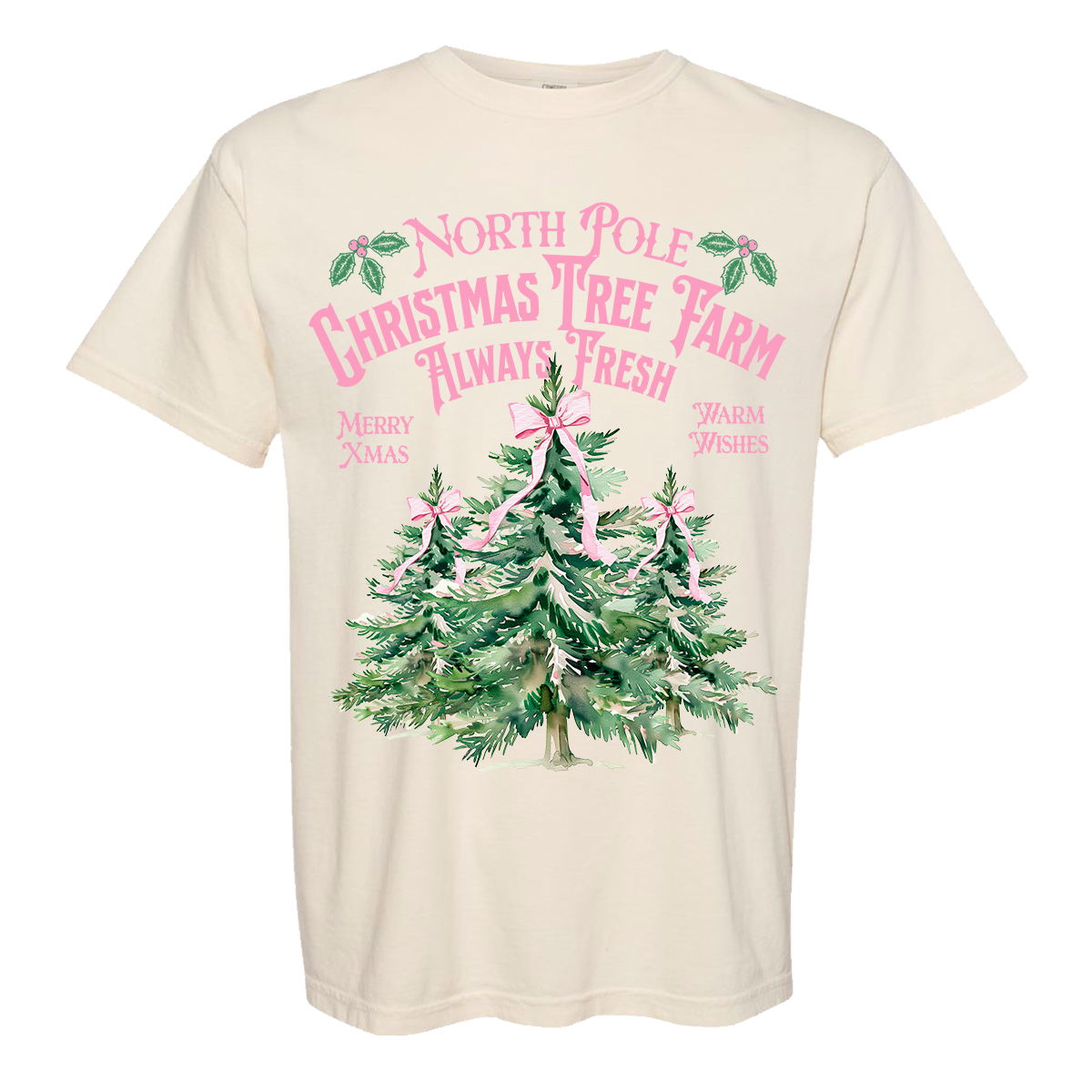 Christmas Tree Farm Comfort Color Tee