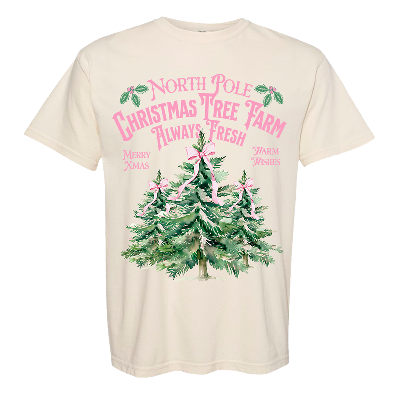 Christmas Tree Farm Comfort Color Tee