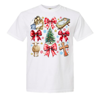 Jesus Christmas Coquette Comfort Color Tee