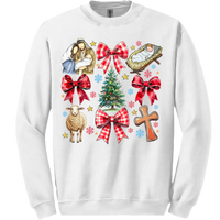 Jesus Christmas Coquette Tee