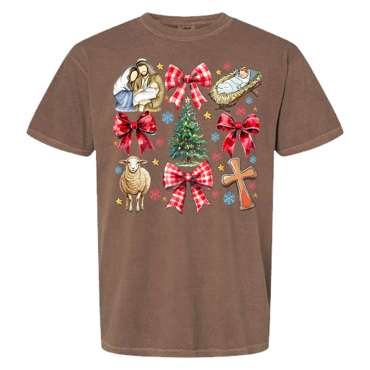 Jesus Christmas Coquette Comfort Color Tee