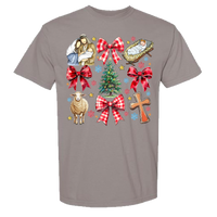 Jesus Christmas Coquette Comfort Color Tee