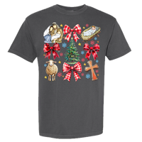 Jesus Christmas Coquette Comfort Color Tee