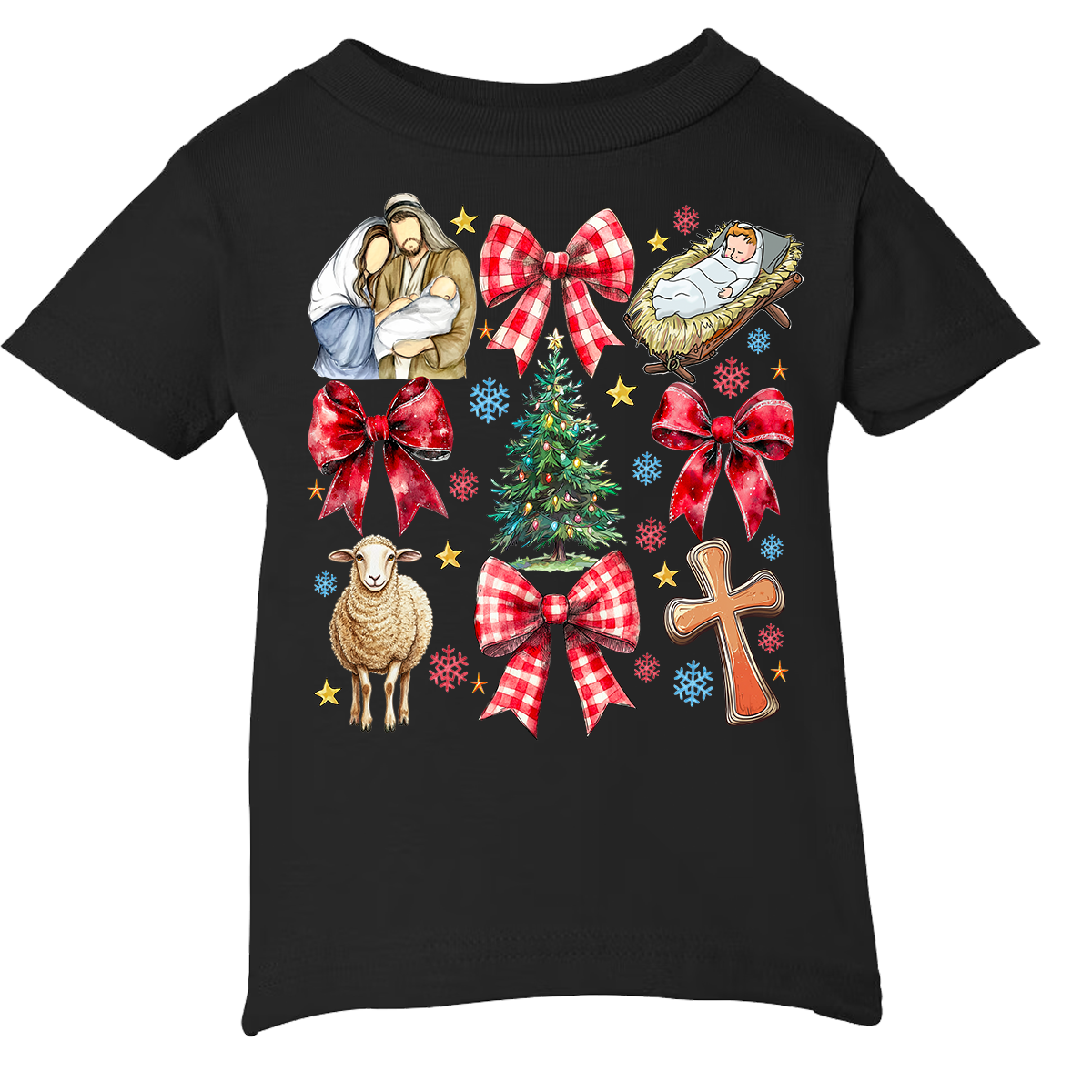 Jesus Christmas Coquette Tee (INFANT/TODDLER/YOUTH)