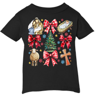 Jesus Christmas Coquette Tee (INFANT/TODDLER/YOUTH)