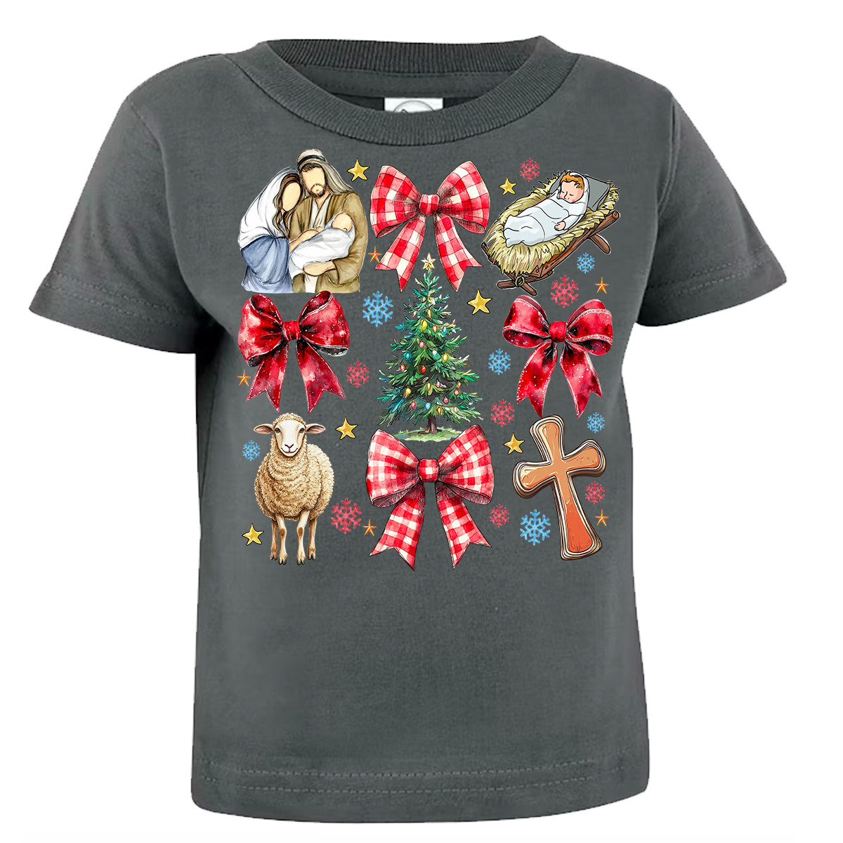 Jesus Christmas Coquette Tee (INFANT/TODDLER/YOUTH)