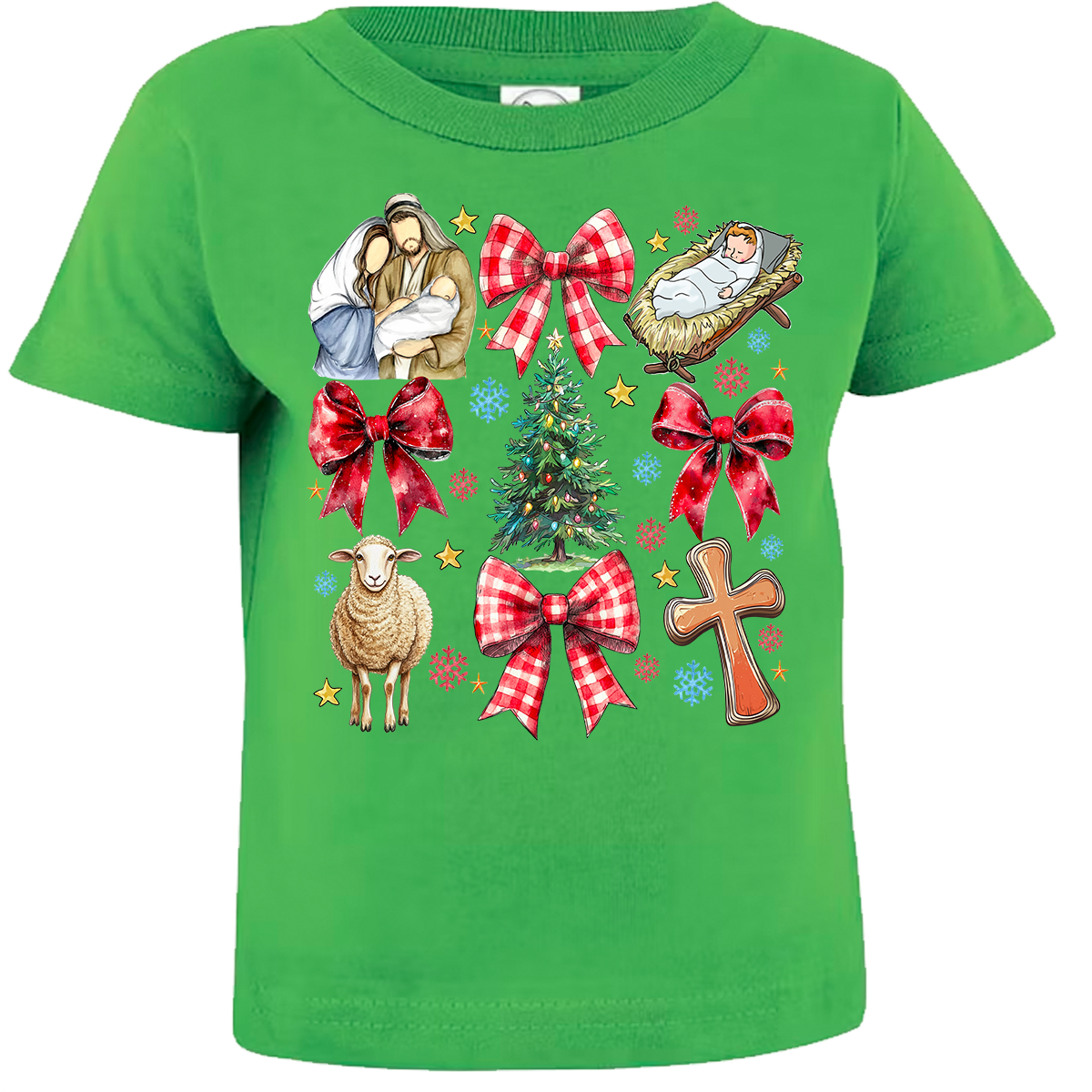 Jesus Christmas Coquette Tee (INFANT/TODDLER/YOUTH)