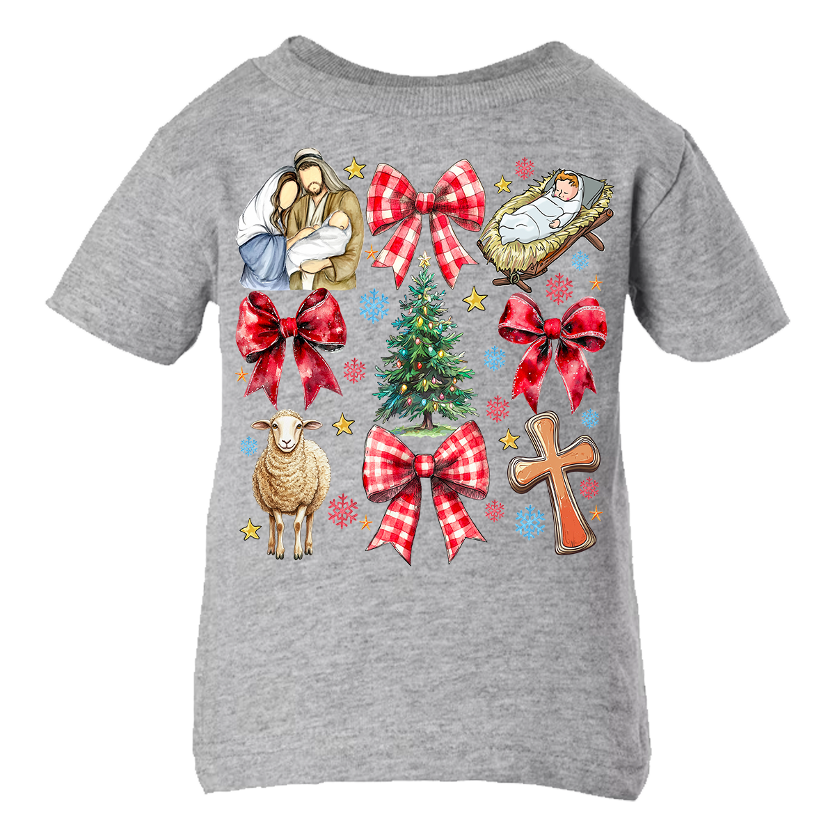 Jesus Christmas Coquette Tee (INFANT/TODDLER/YOUTH)