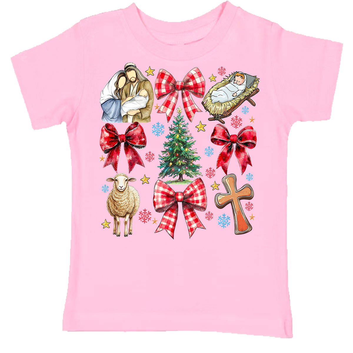 Jesus Christmas Coquette Tee (INFANT/TODDLER/YOUTH)