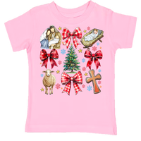 Jesus Christmas Coquette Tee (INFANT/TODDLER/YOUTH)