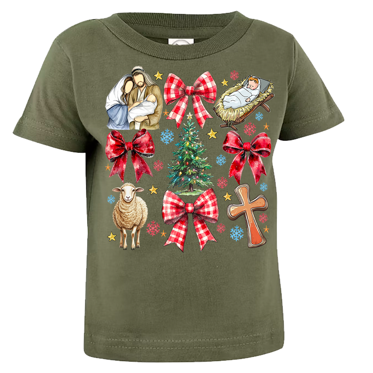 Jesus Christmas Coquette Tee (INFANT/TODDLER/YOUTH)