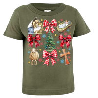 Jesus Christmas Coquette Tee (INFANT/TODDLER/YOUTH)