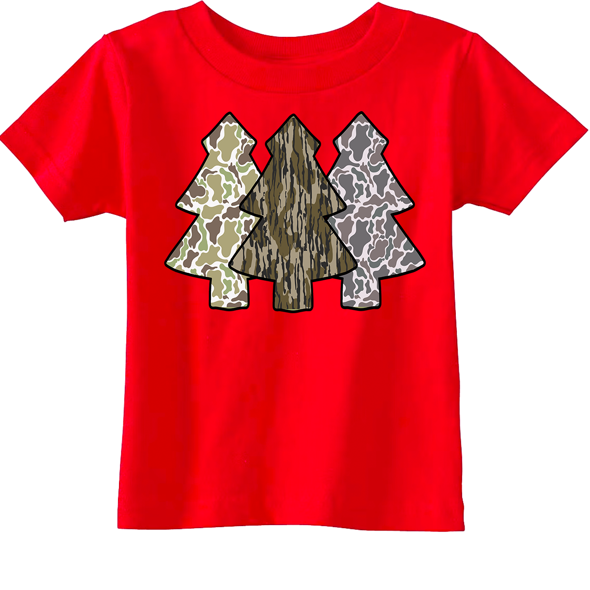 Camo Christmas Trees Tee (INFANT/TODDLER/YOUTH)