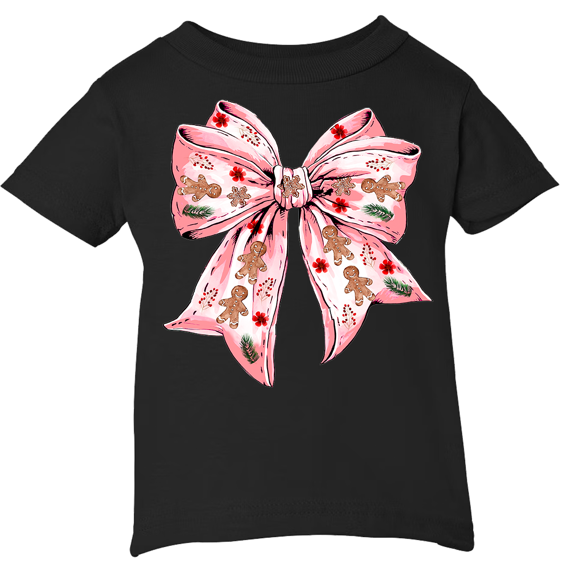 Gingerbread Bow Tee (INFANT/TODDLER/YOUTH)