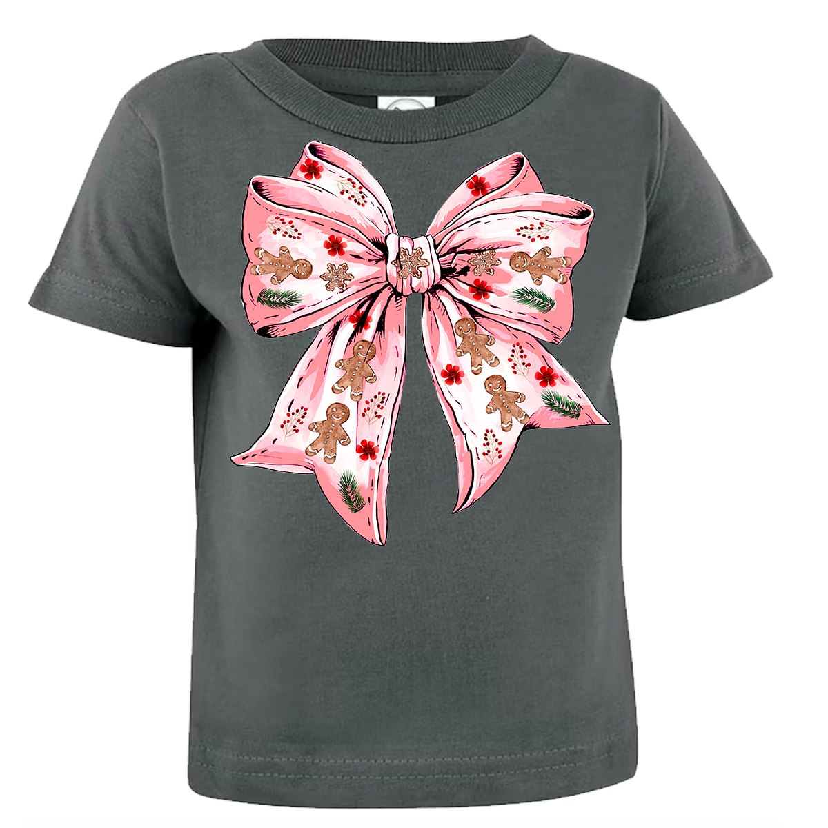 Gingerbread Bow Tee (INFANT/TODDLER/YOUTH)