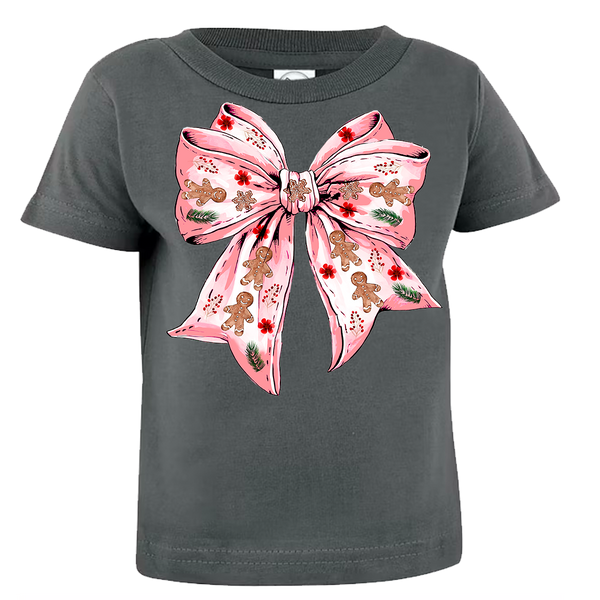 Gingerbread Bow Tee (INFANT/TODDLER/YOUTH)