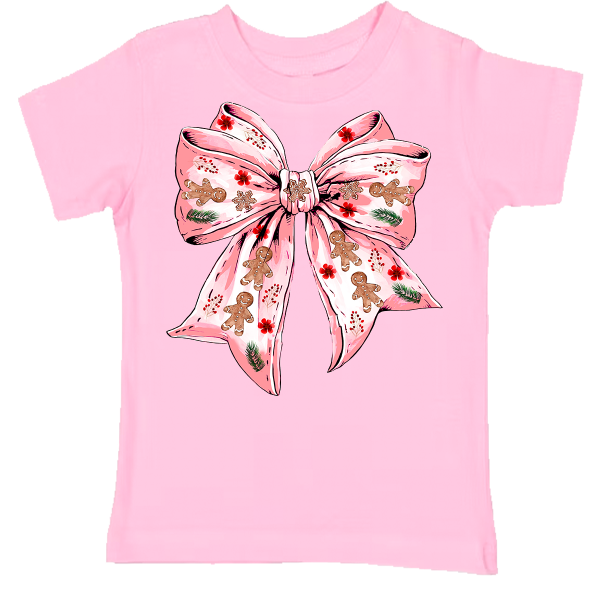 Gingerbread Bow Tee (INFANT/TODDLER/YOUTH)