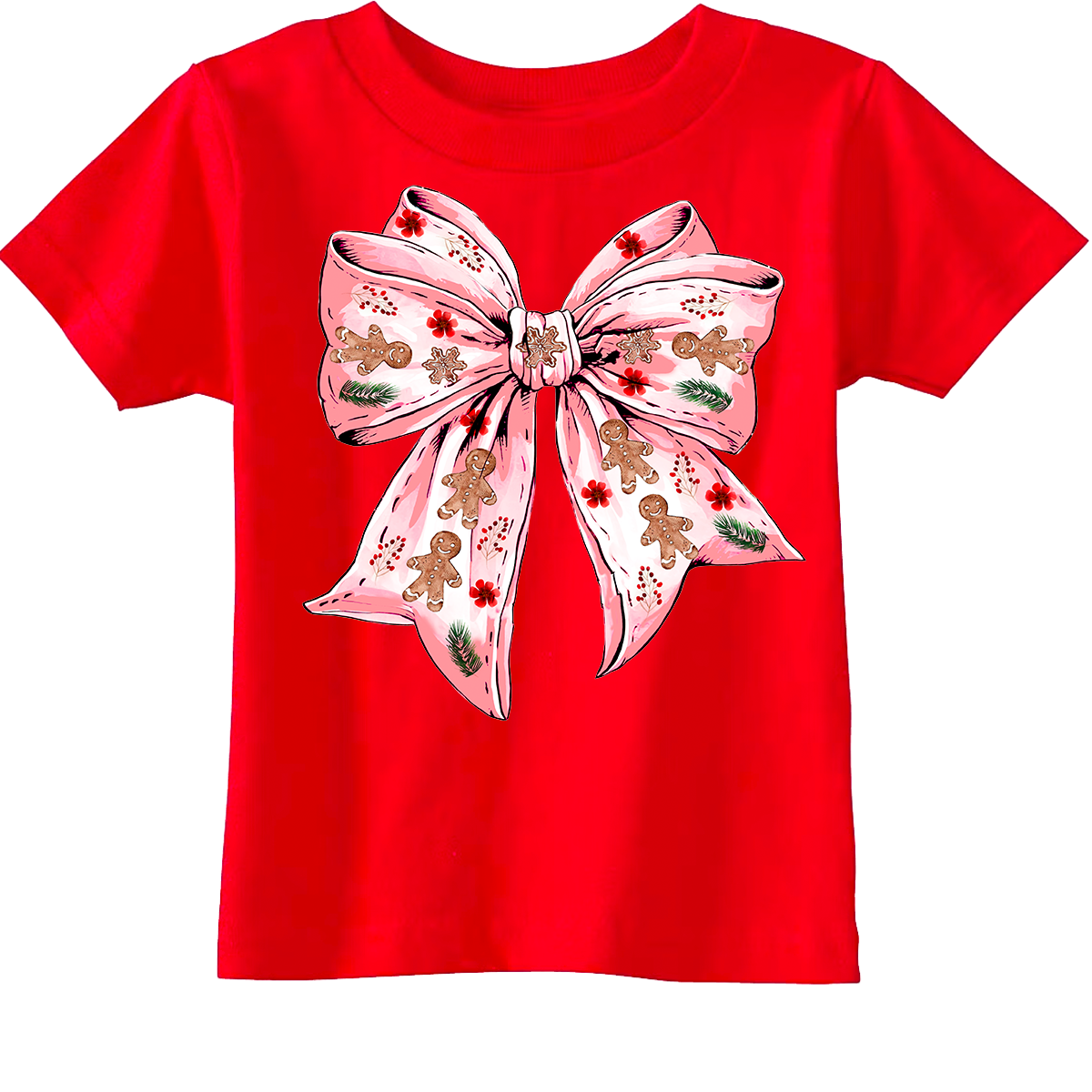 Gingerbread Bow Tee (INFANT/TODDLER/YOUTH)