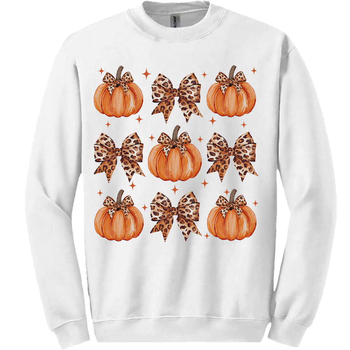 Leopard Pumpkin Collage Sweatshirt