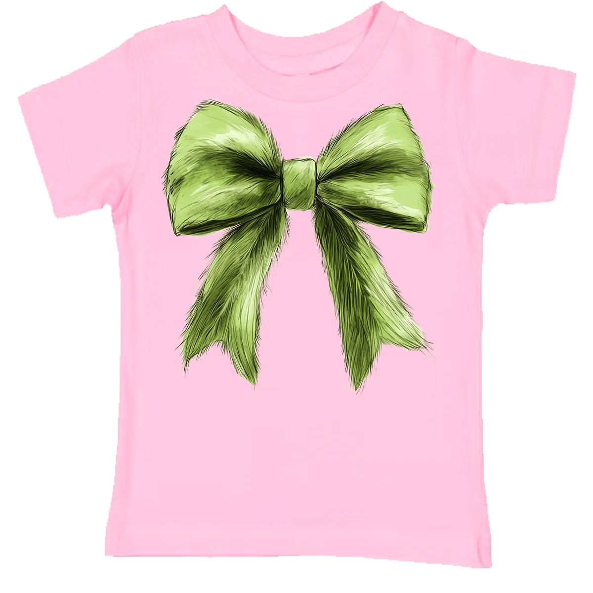 Green Christmas Bow Tee (INFANT/TODDLER/YOUTH)