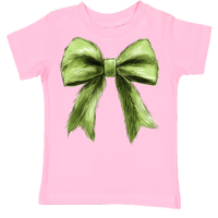 Green Christmas Bow Tee (INFANT/TODDLER/YOUTH)